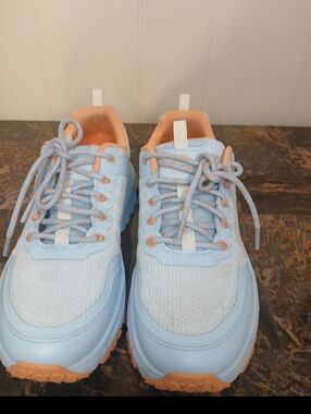 Skechers Soft Blue with Peach Lining Women's Sneakers